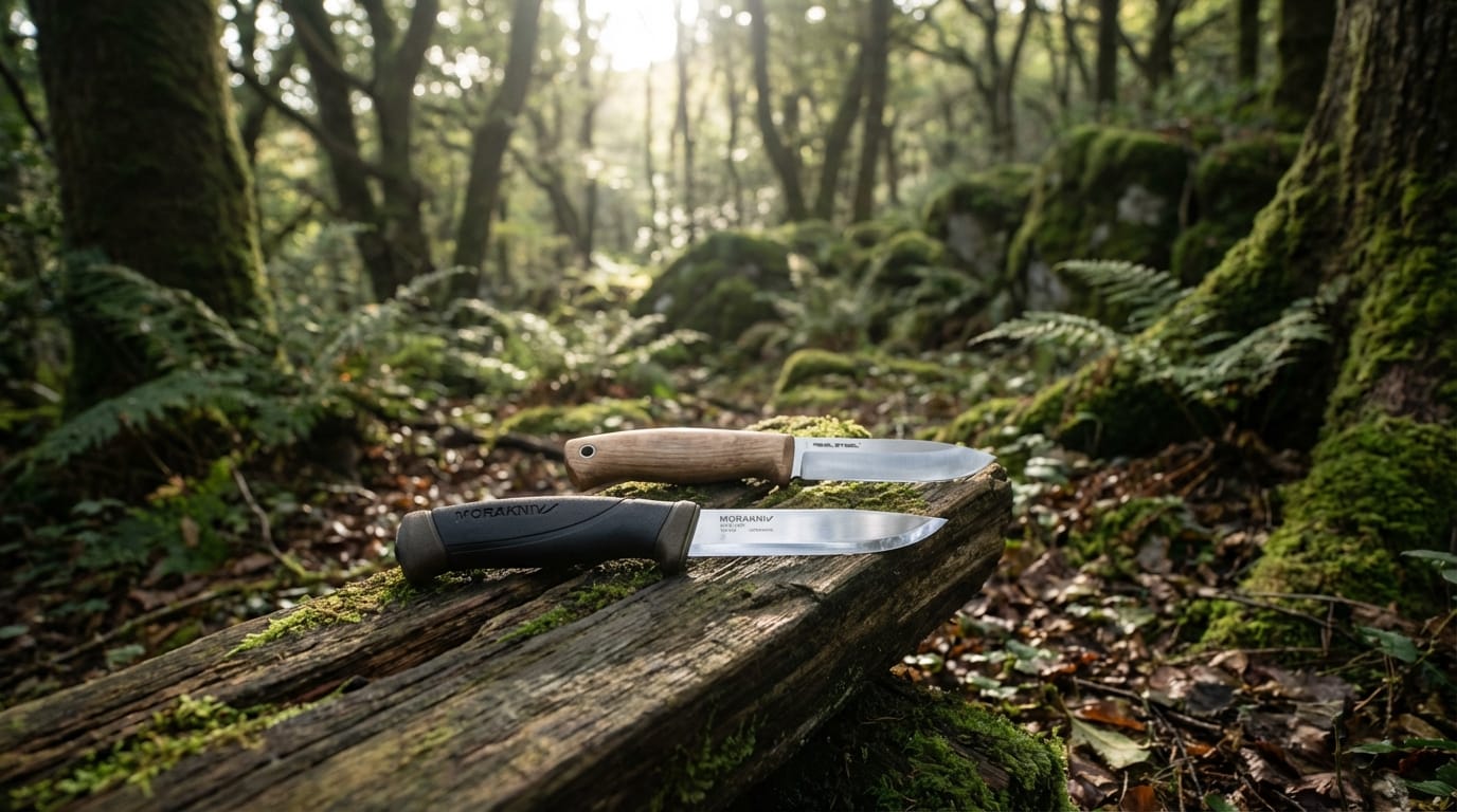 Morakniv Garberg, Real Steel Bushcraft Plus, noże survivalowe, bushcraft, Full Tang